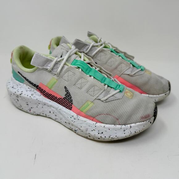 Nike Crater Impact Run Shoe Womens 8 White Green Sporty Sturdy I.9.3 Lightweight - Picture 9 of 15